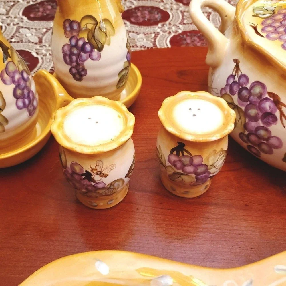 Appetizer‎ Platter & Soup Turrane & Cruets Set & Sa